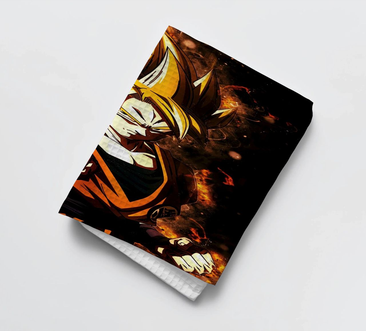 Back To The Classic. Goku SSJ canovaccio da cucina da Neonartstudio