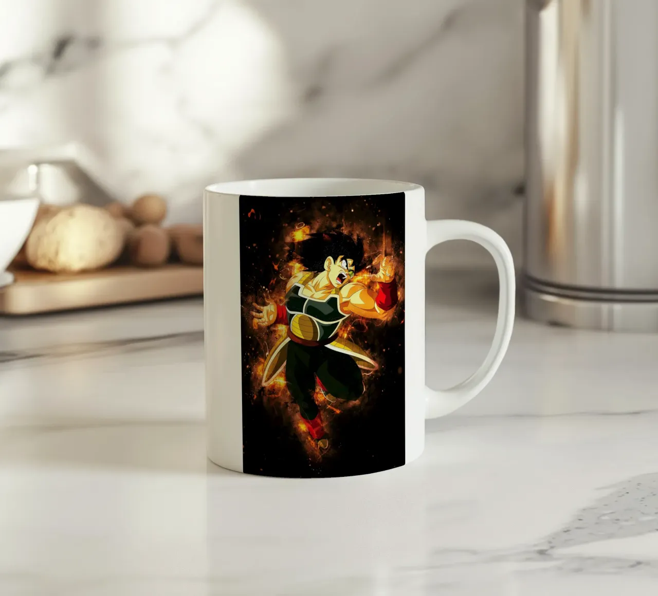 Bardock tazza in ceramica da Neonartstudio