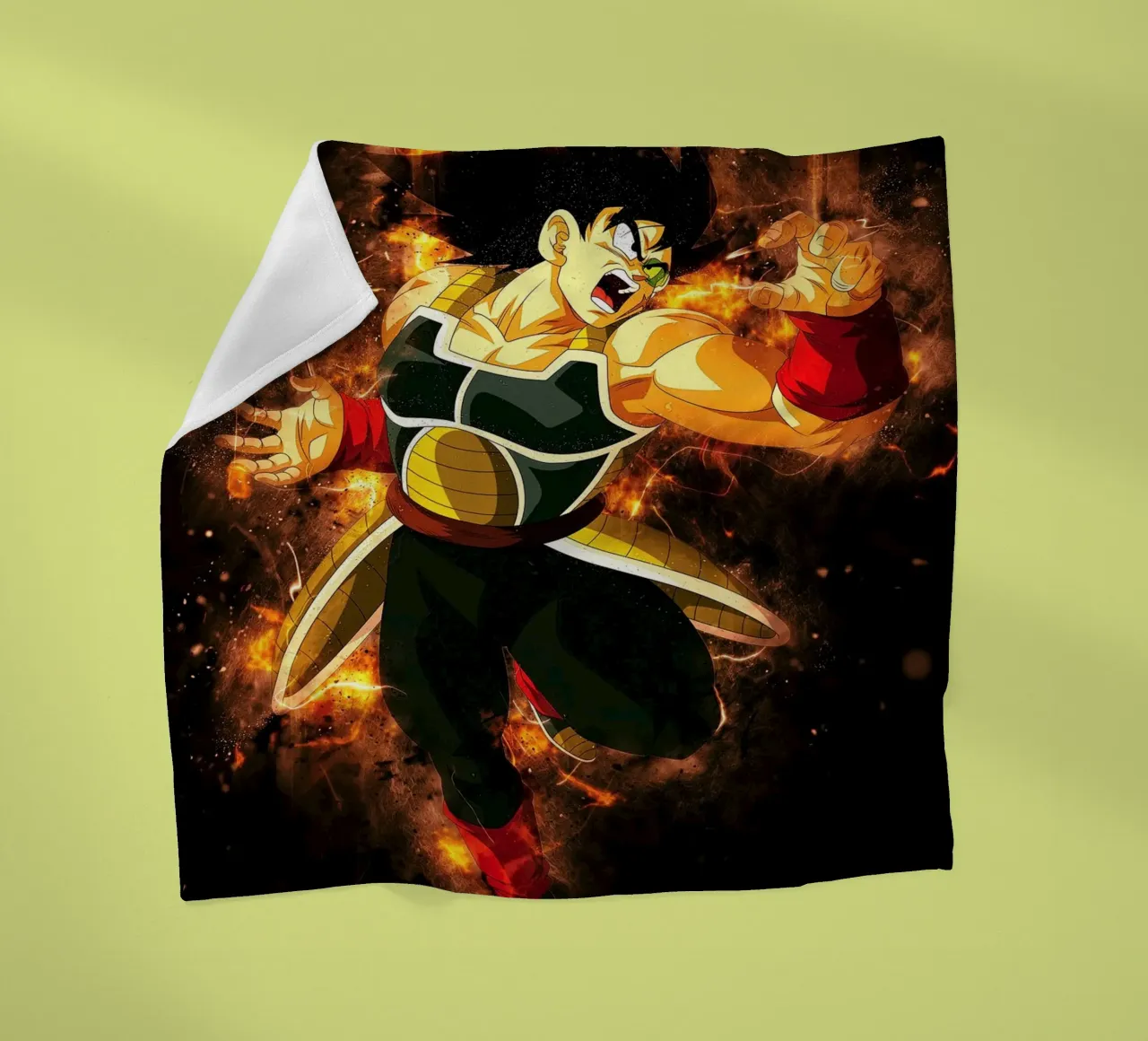 Bardock coperta in pile da Neonartstudio