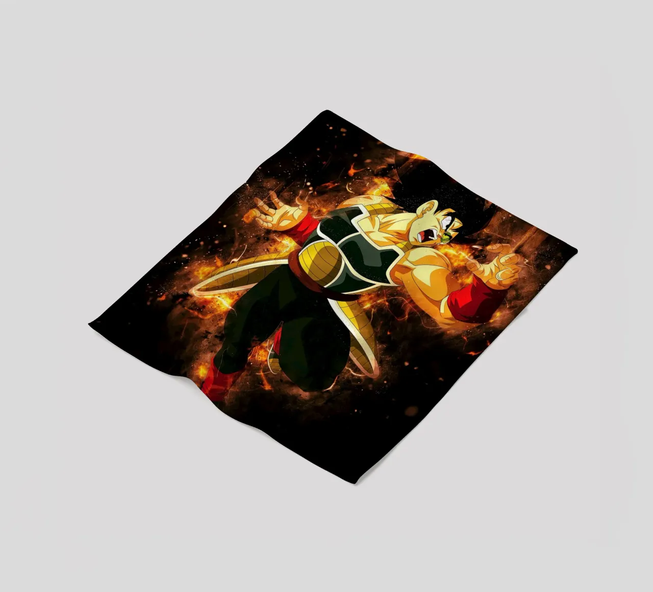 Bardock coperta in pile da Neonartstudio