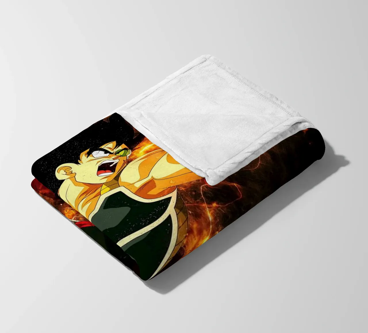 Bardock coperta in pile da Neonartstudio