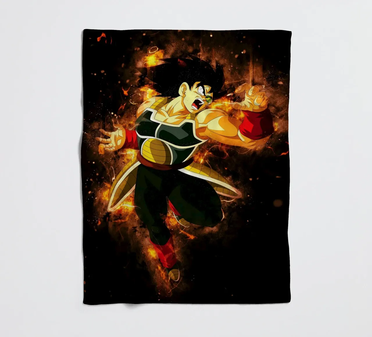 Bardock coperta in pile da Neonartstudio