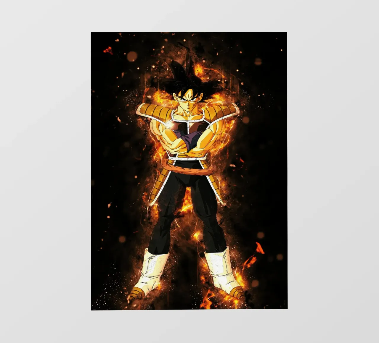 Bardock telo in pvc da Neonartstudio