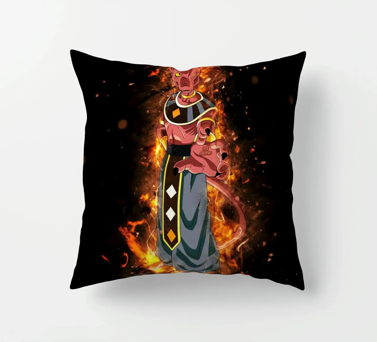 Beerus cuscino da Neonartstudio