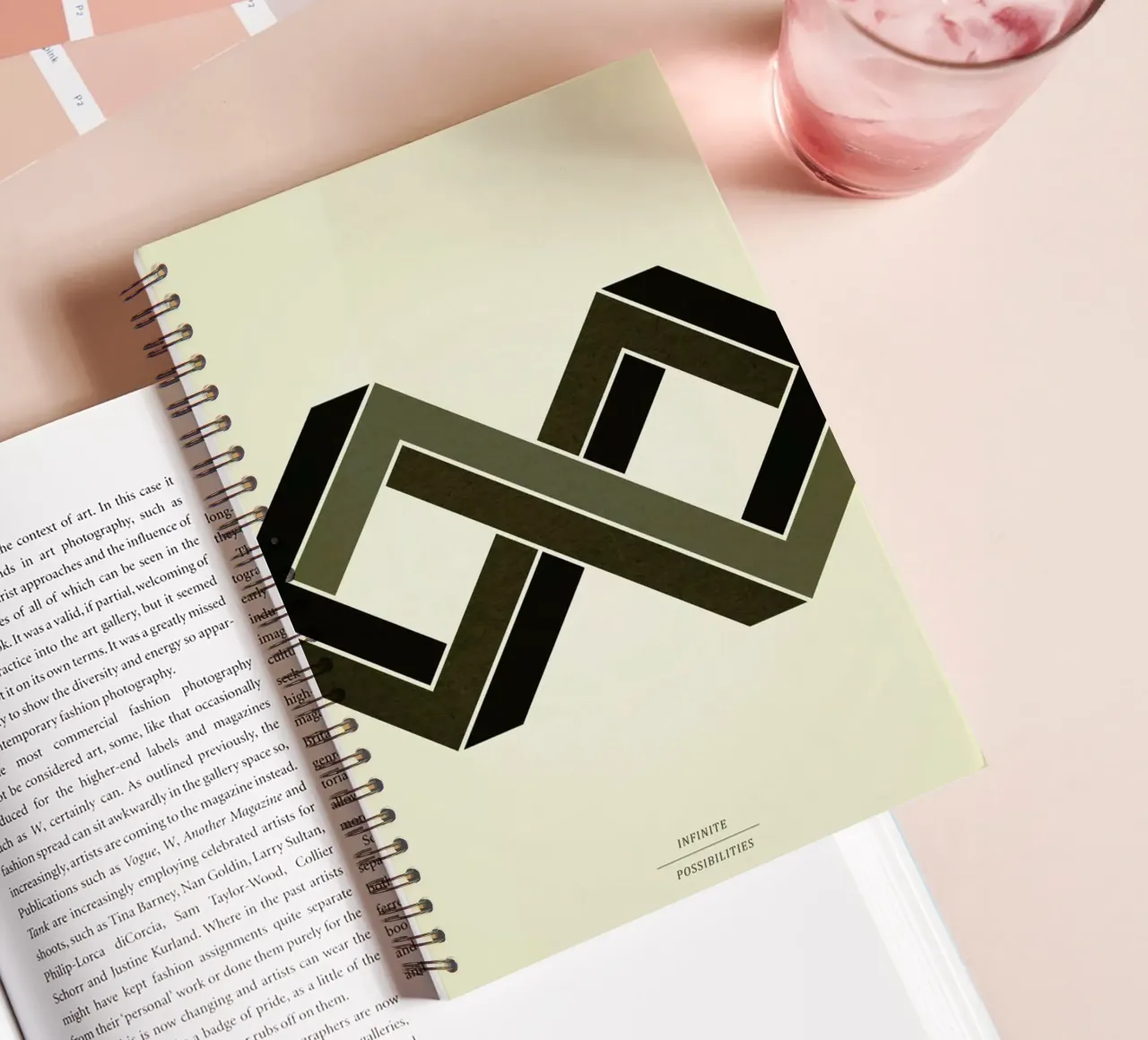 Infinite possibilities spiral notebook by Davies Babies