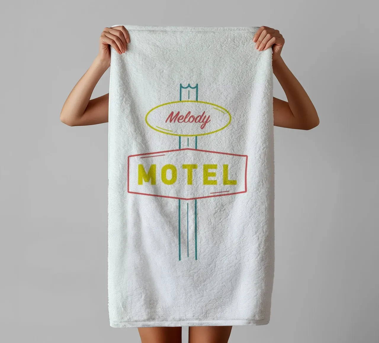 Motel towel by Dean Smith