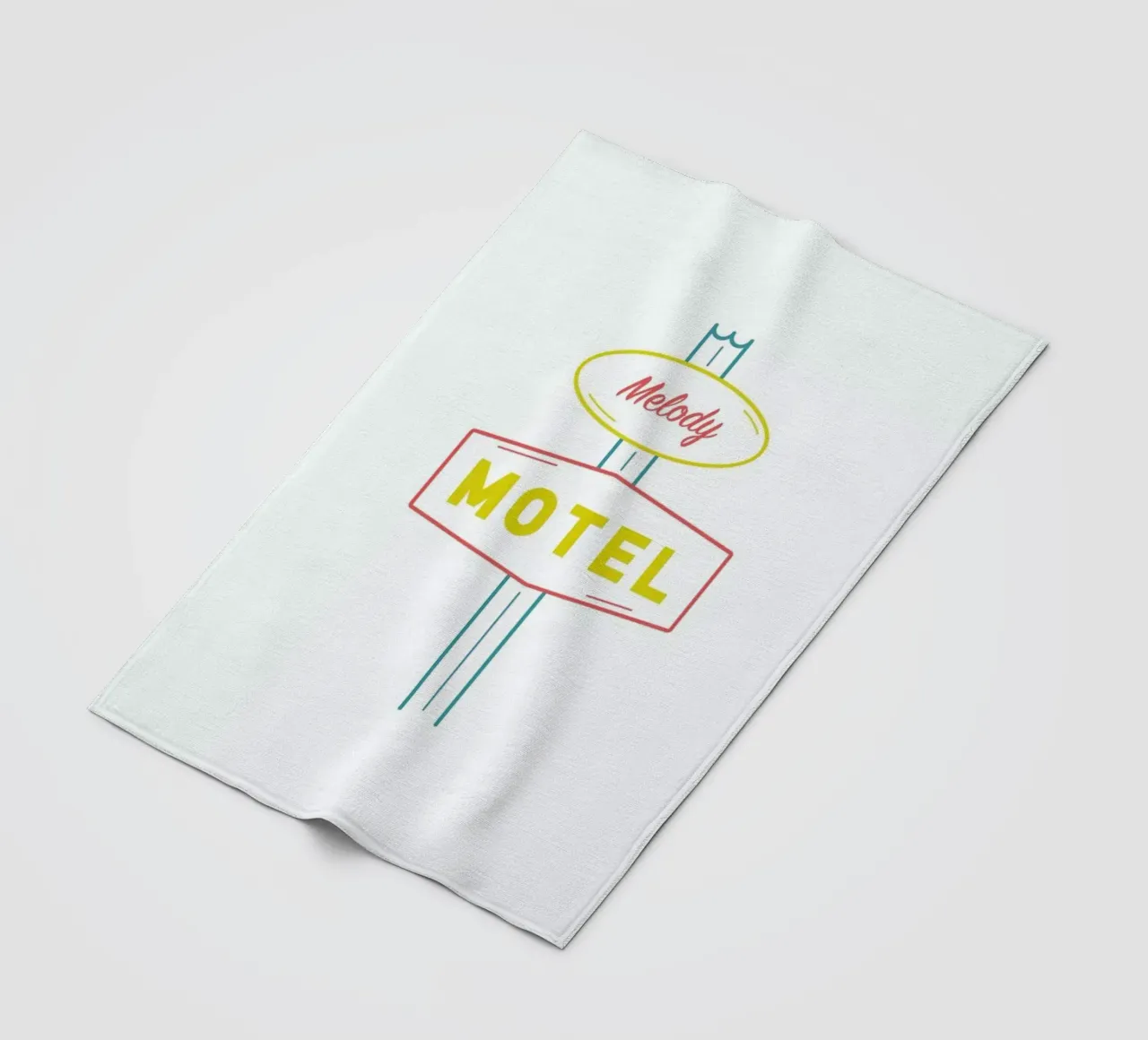 Motel fleece blanket by Dean Smith