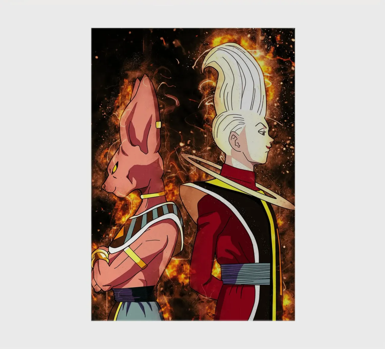 Bills y Whis FNF notebook by Neonartstudio