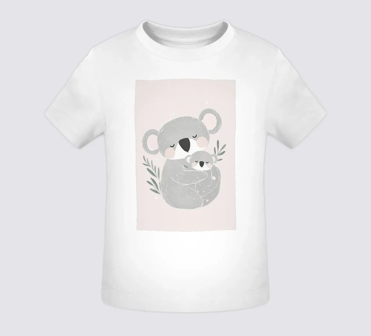 Koala & Joey, simpatica illustrazione di animali per la cameretta dei bambini maglietta neonato da Little Lola