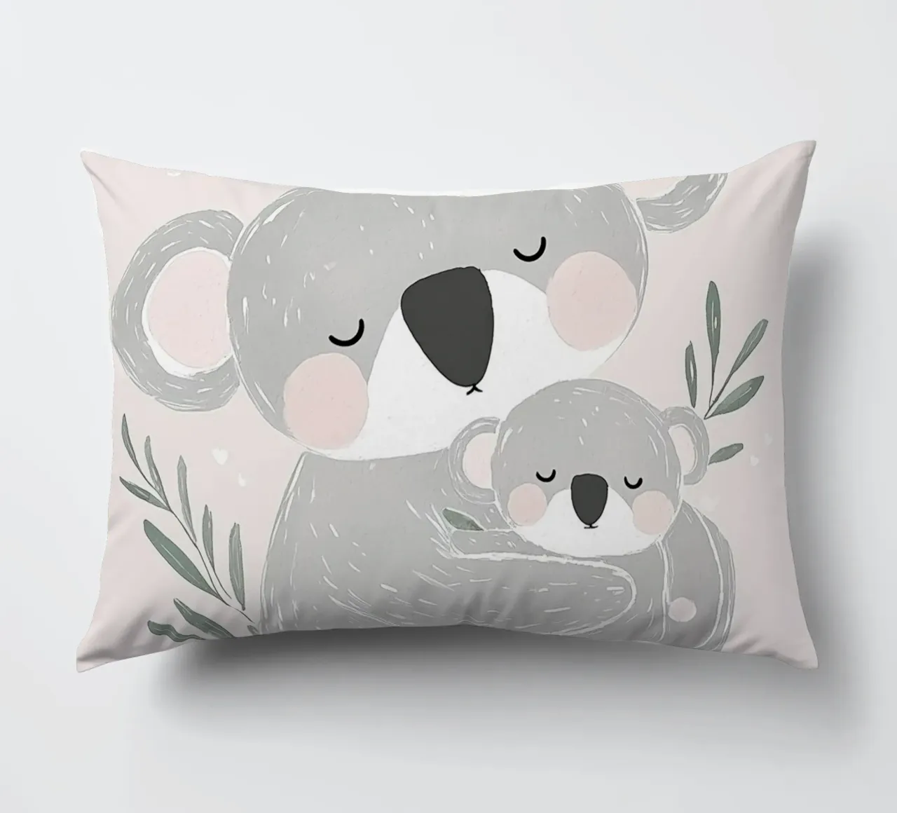 Koala & Joey, simpatica illustrazione di animali per la cameretta dei bambini cuscino da Little Lola