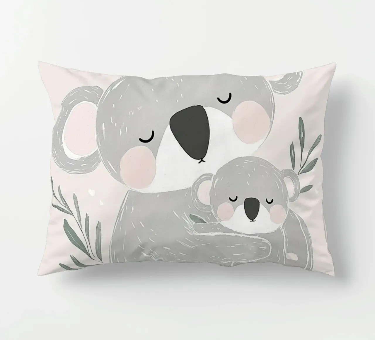 Koala & Joey, simpatica illustrazione di animali per la cameretta dei bambini cuscino da Little Lola