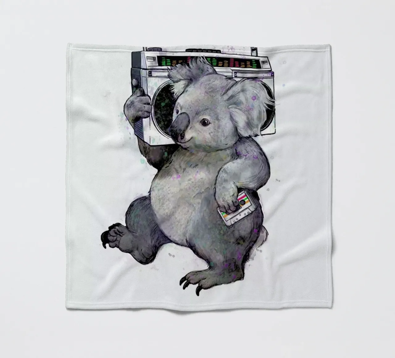 Koala Fleecedecke von Laura Graves