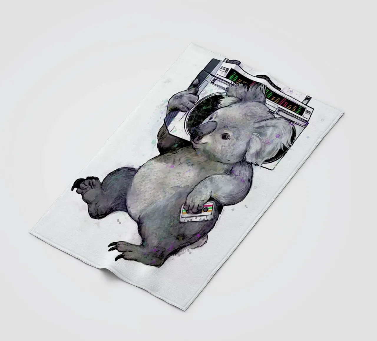 Koala Fleecedecke von Laura Graves