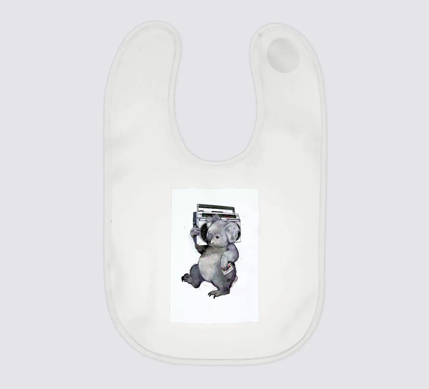 Koala Babylätzchen von Laura Graves