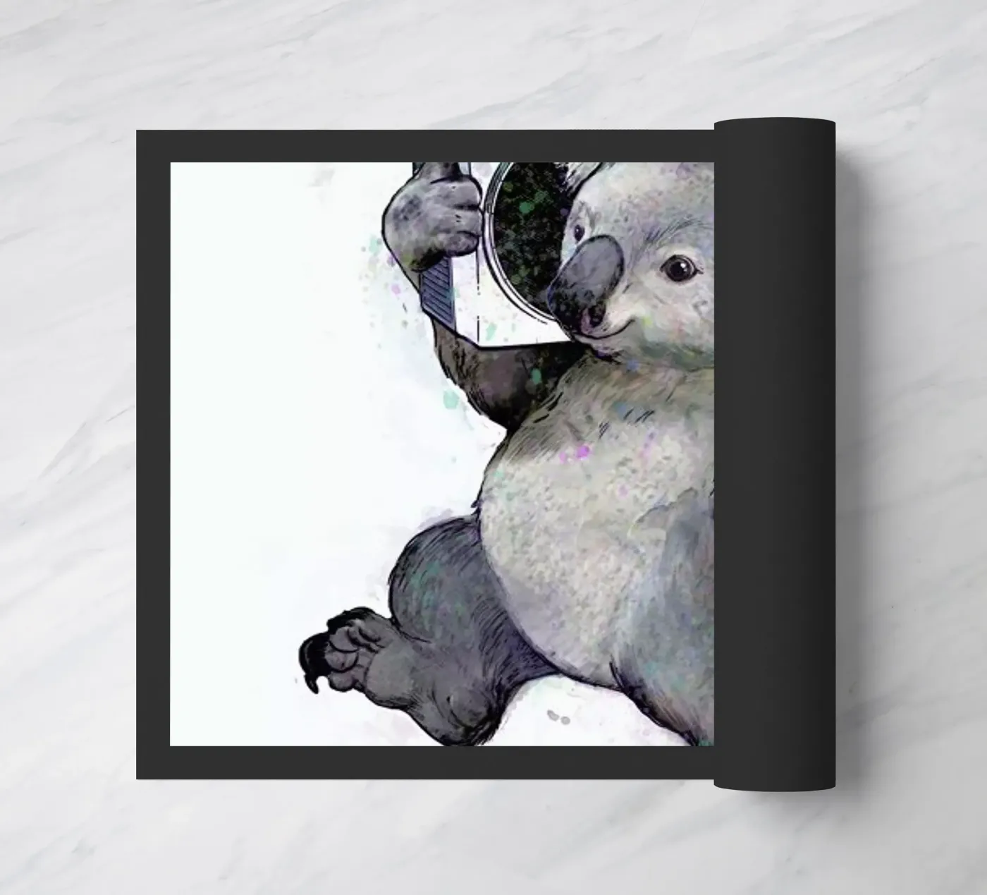 Koala doormat by Laura Graves