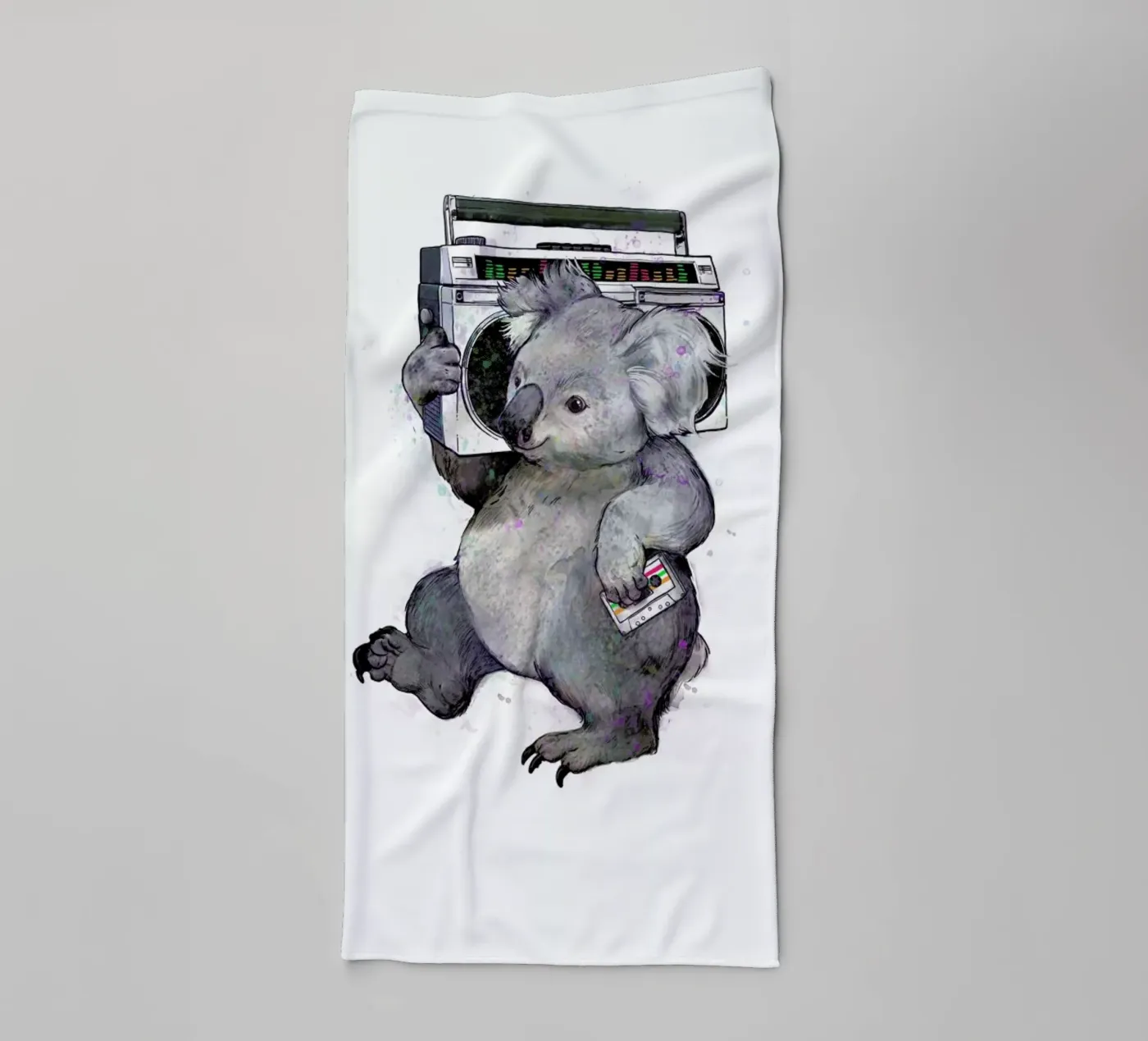 Koala badhanddoek van Laura Graves