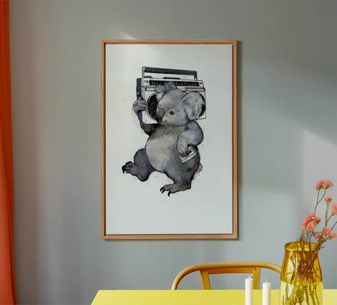 Koala alluminio dibond da Laura Graves