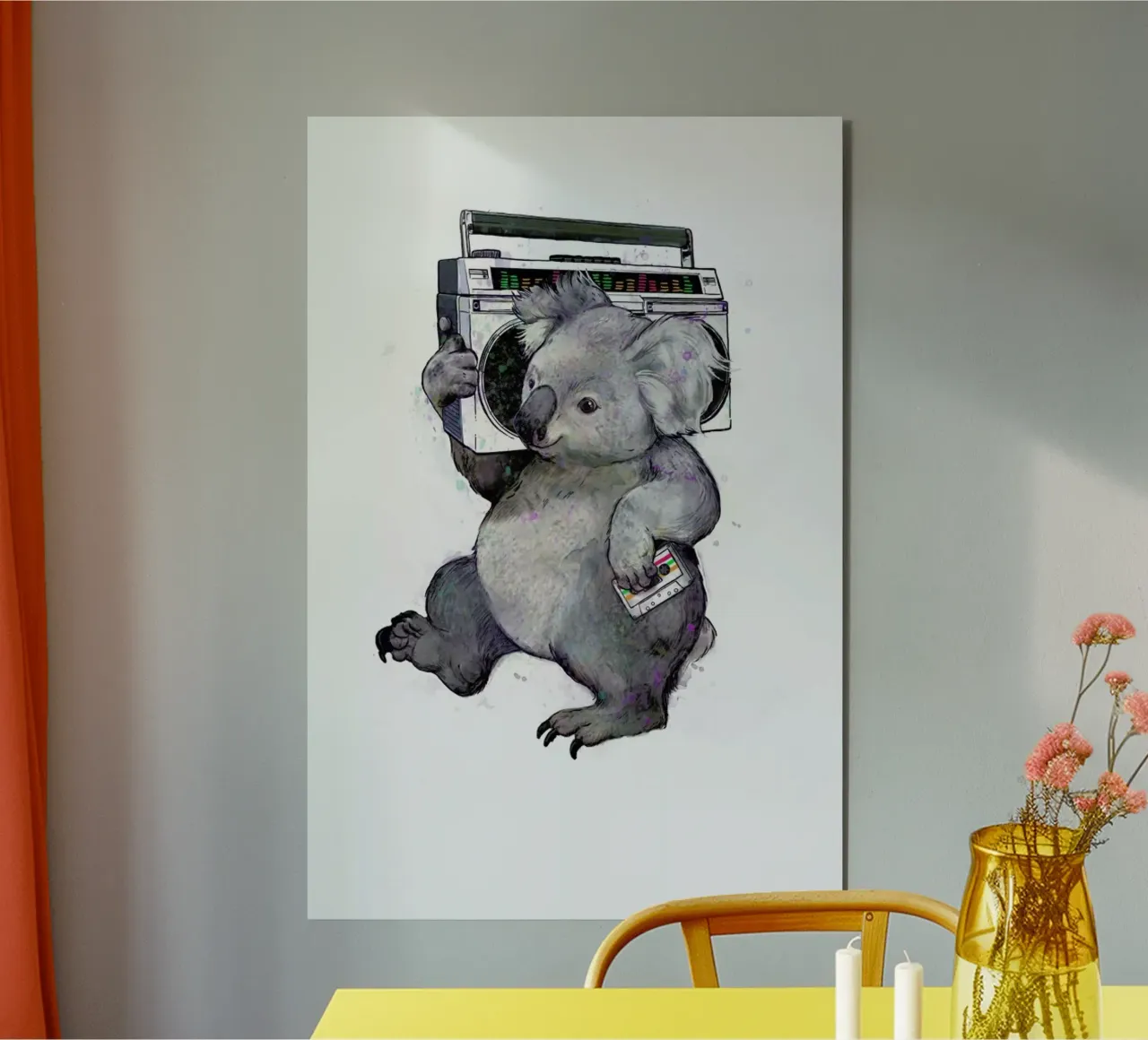 Koala alluminio dibond da Laura Graves