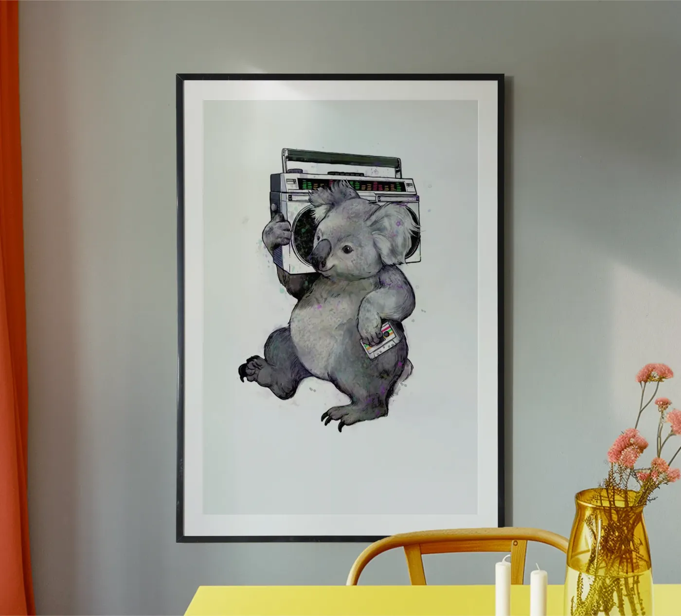 Koala Poster von Laura Graves