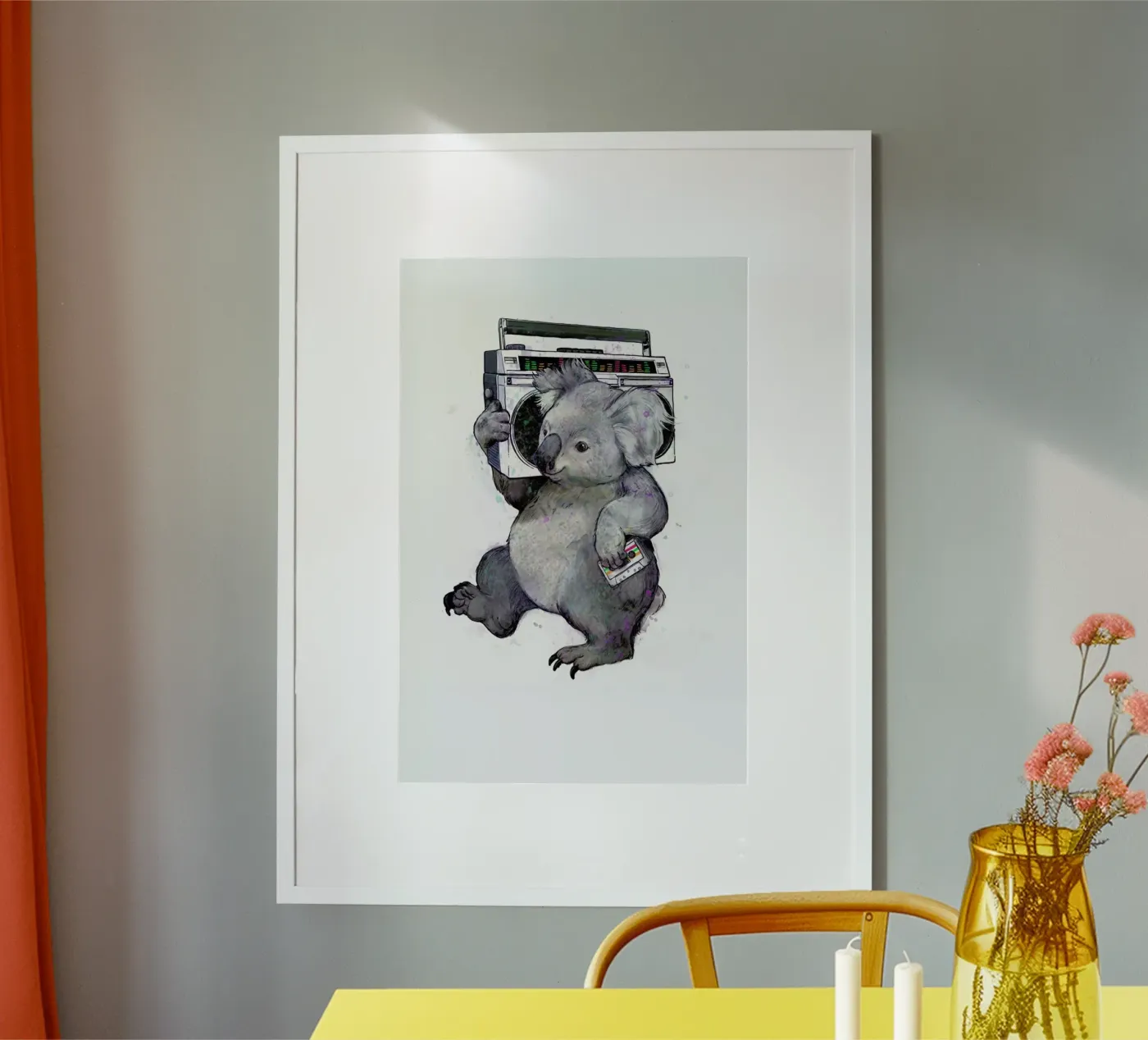 Koala Poster von Laura Graves
