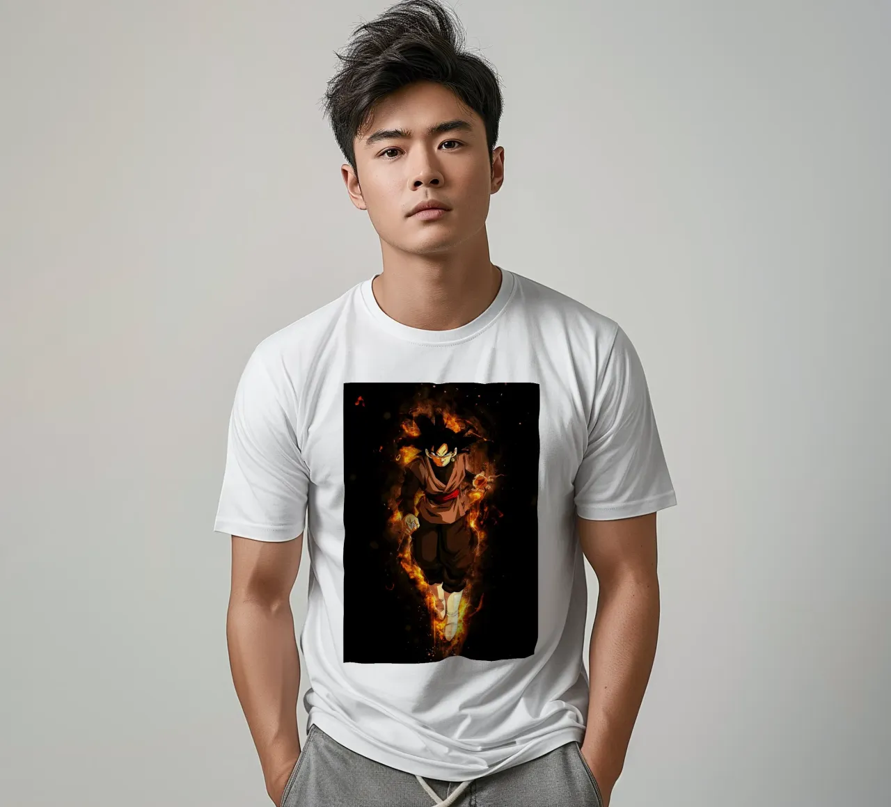 Black Goku t-shirt by Neonartstudio