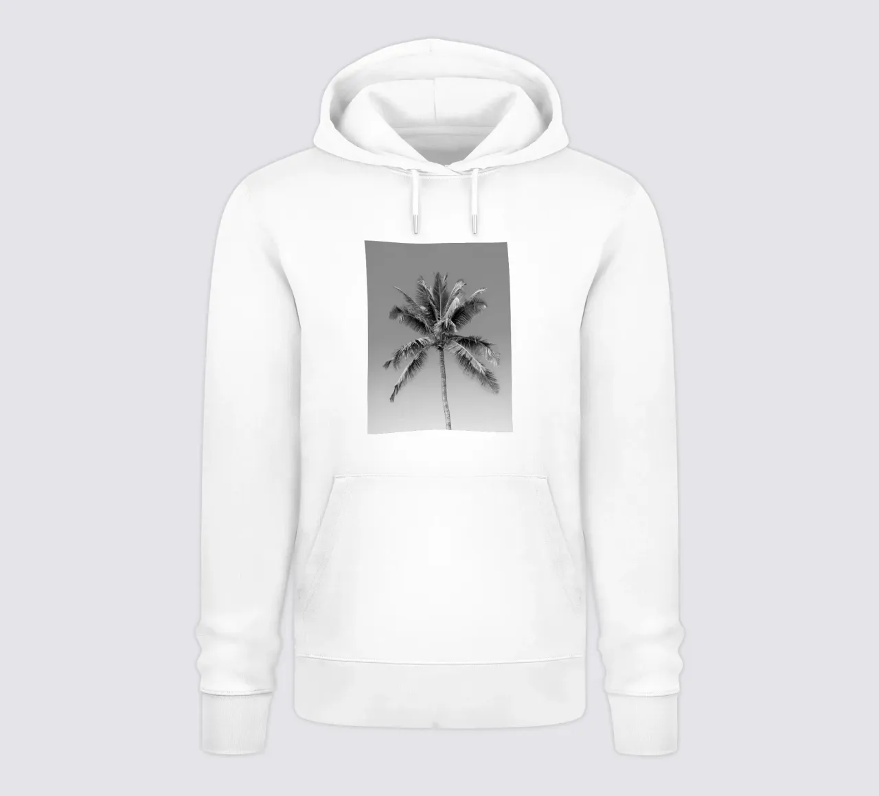 Palmera en blanco y negro sudadera con capucha de Léa Lefebvre Photography