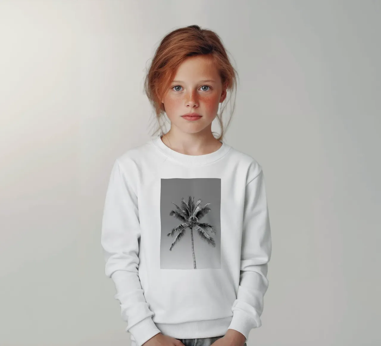 Palmera en blanco y negro sudadera para niño de Léa Lefebvre Photography