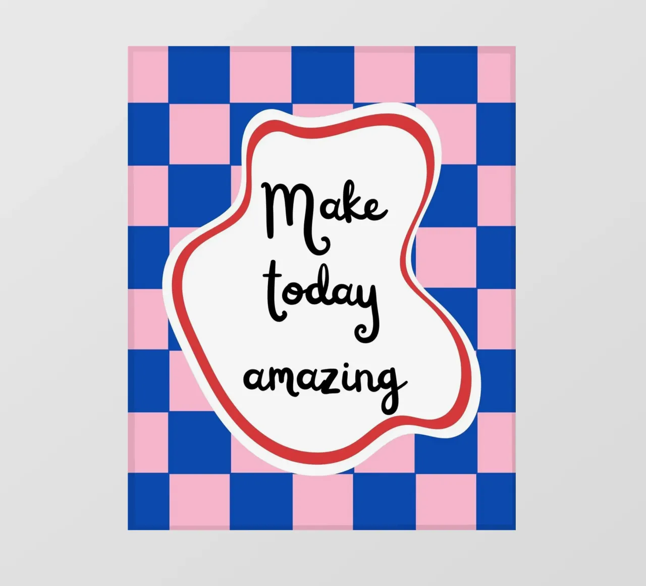 Make today amazing telo in pvc da designsbysophia