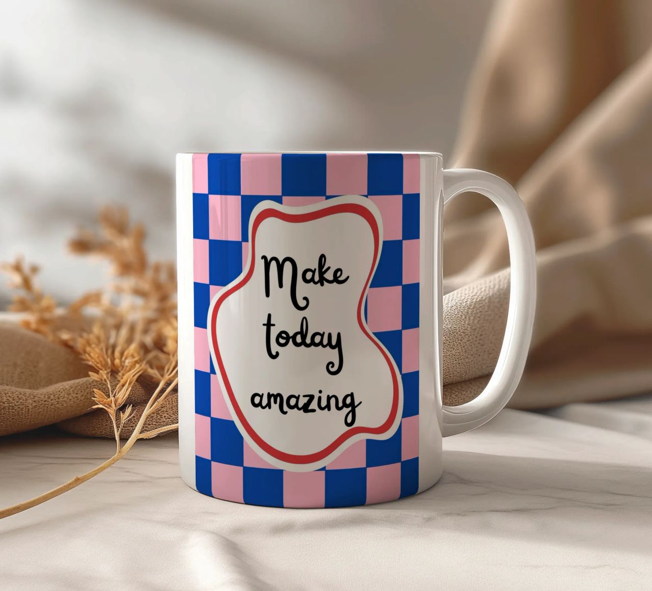 Make today amazing tazza in ceramica da designsbysophia