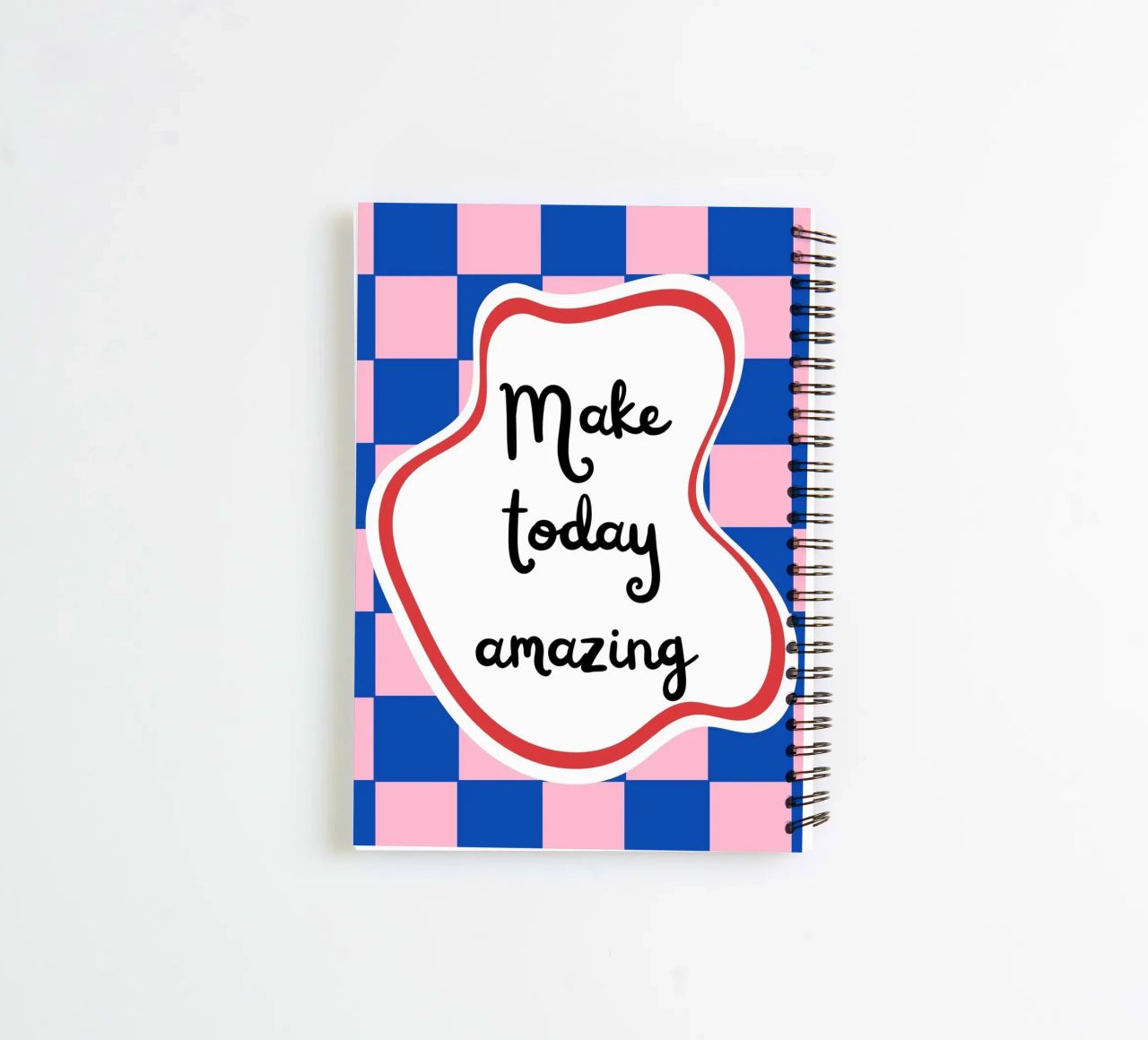 Make today amazing spiral notebook by designsbysophia