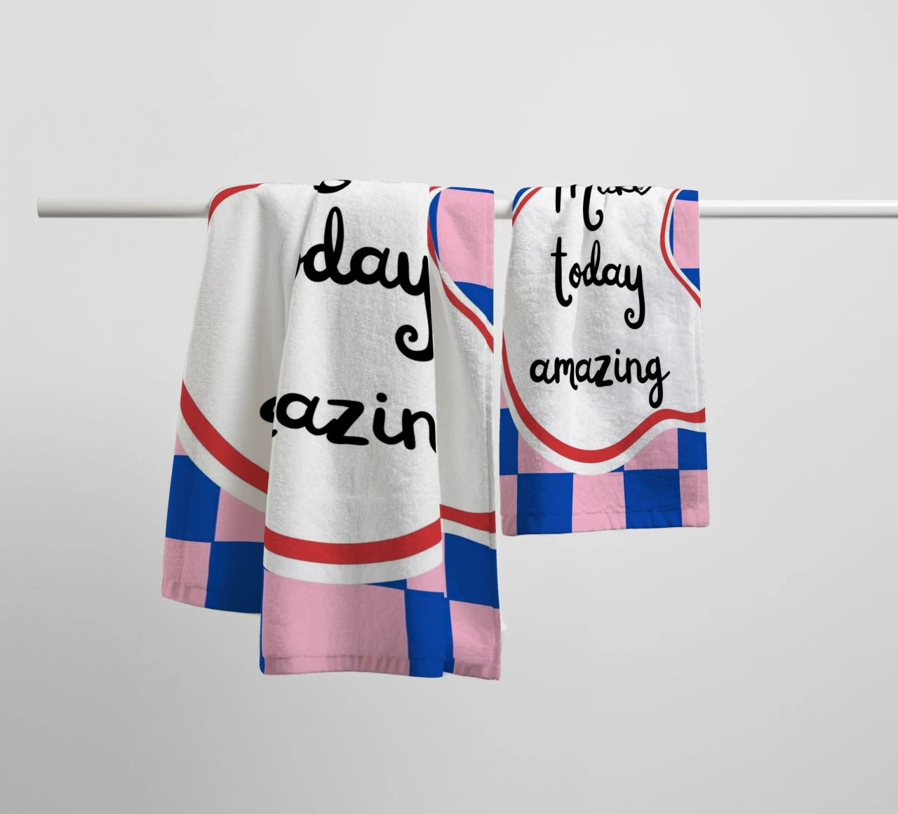 Make today amazing towel by designsbysophia