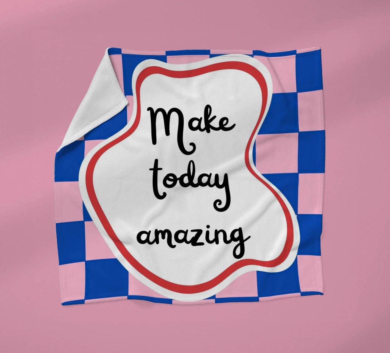 Make today amazing coperta in pile da designsbysophia