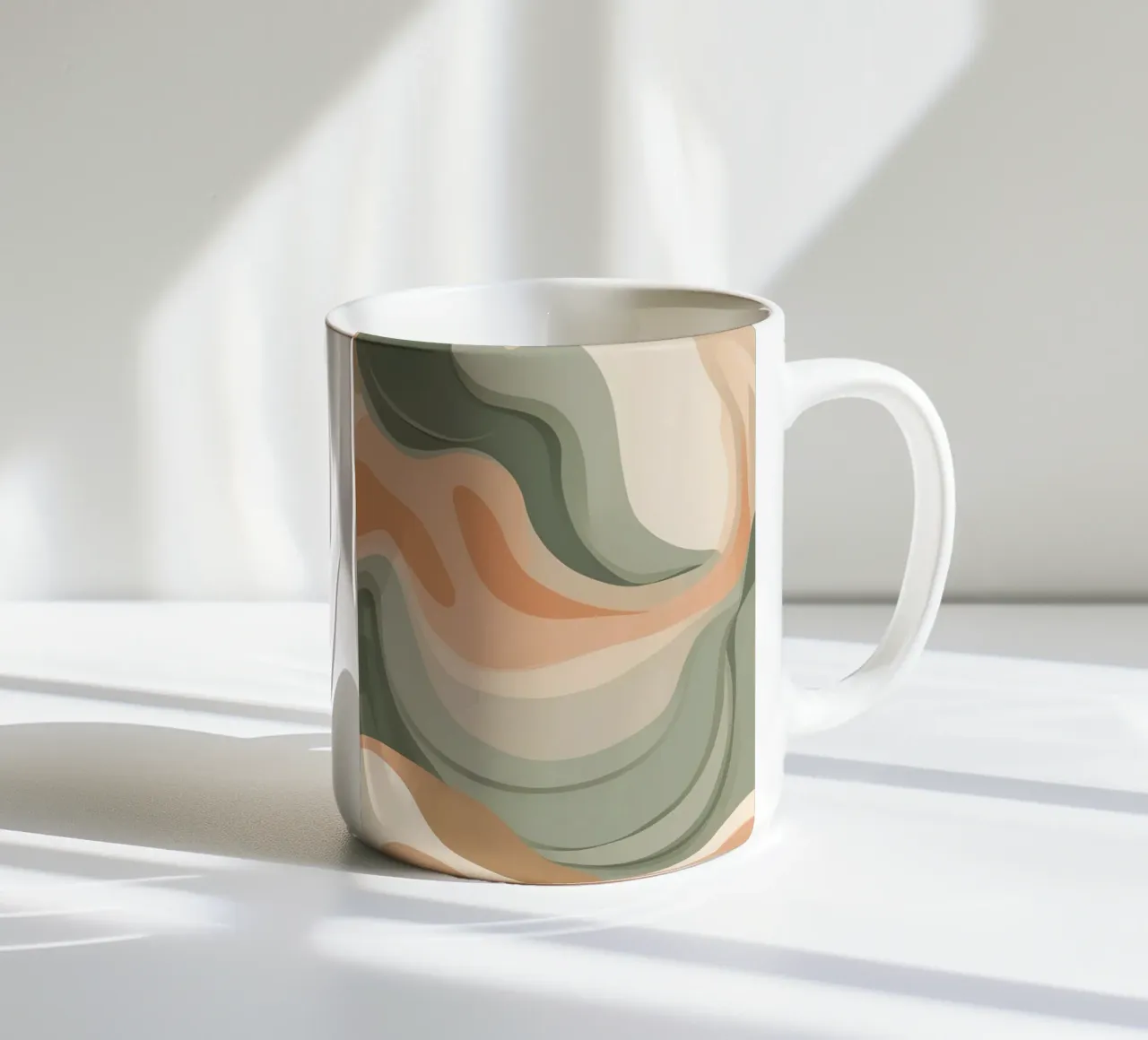 Pastellfarbene Struktur Keramik Tasse von designsbysophia