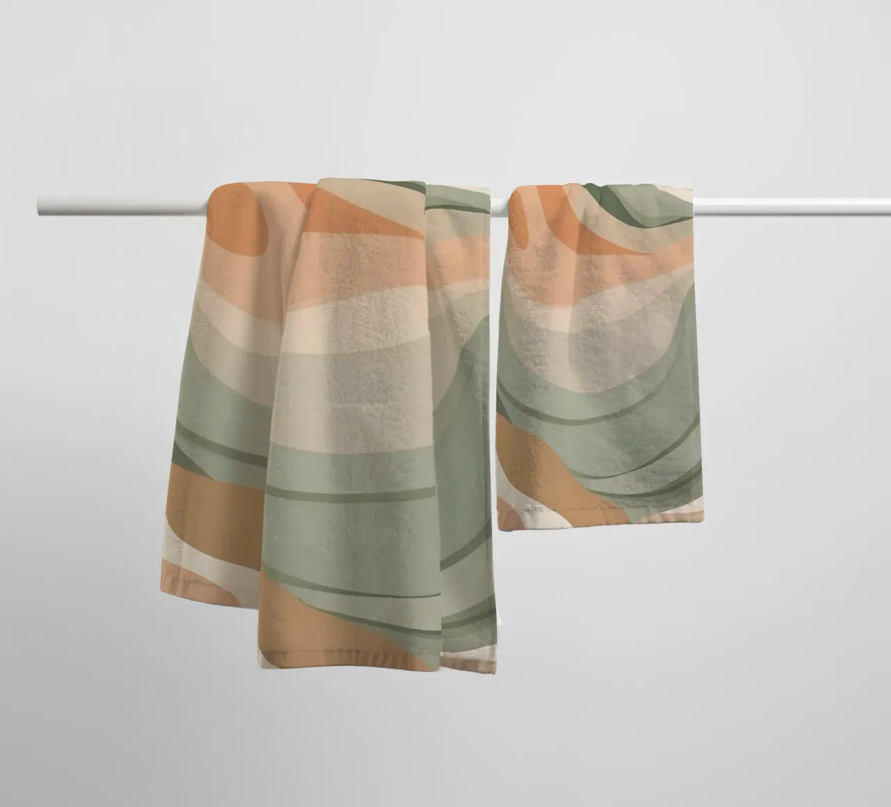 Pastellfarbene Struktur asciugamano da bagno da designsbysophia