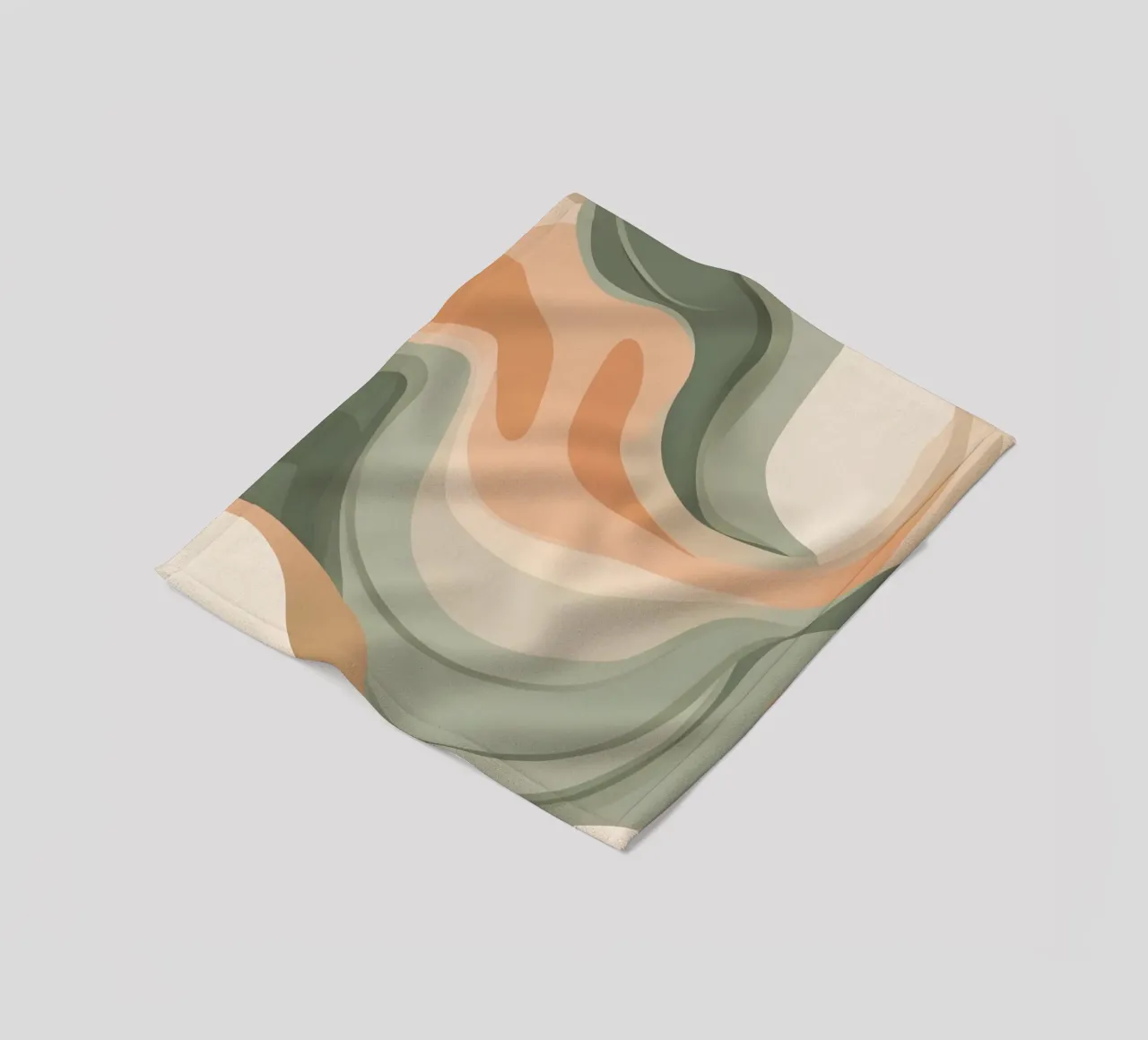Pastellfarbene Struktur coperta in pile da designsbysophia