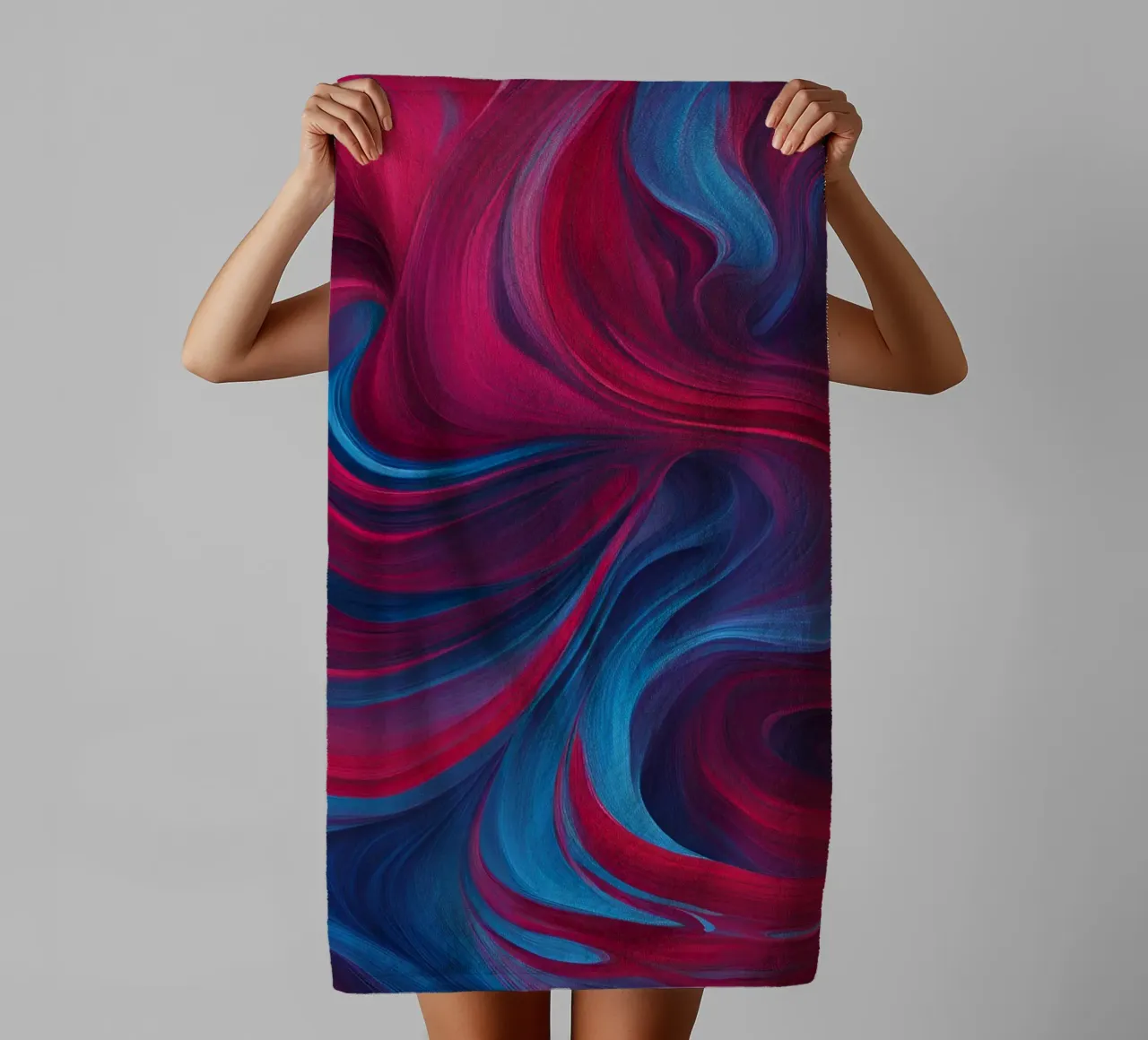 Beerenfarbene Struktur asciugamano da bagno da designsbysophia