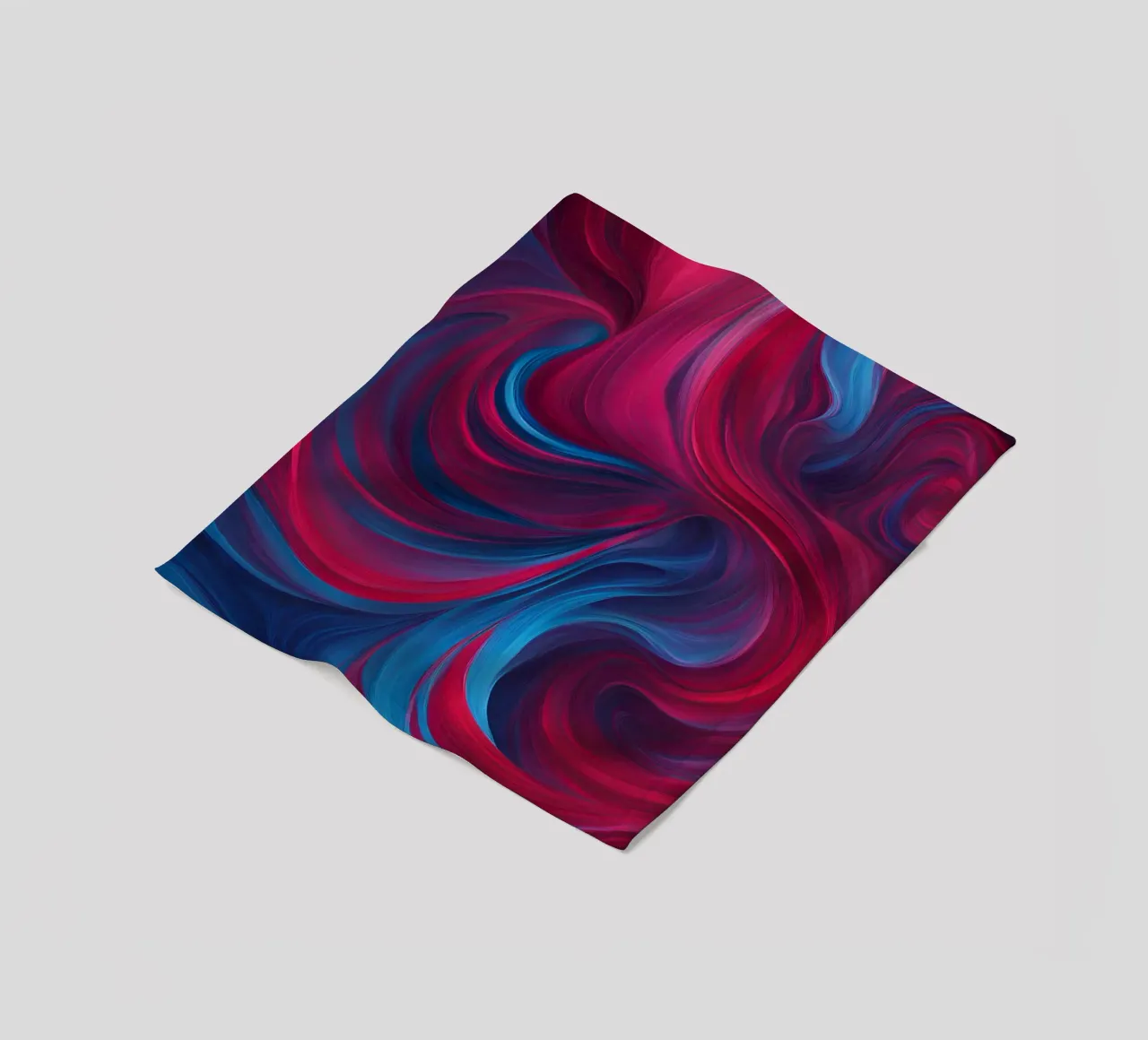 Beerenfarbene Struktur coperta in pile da designsbysophia