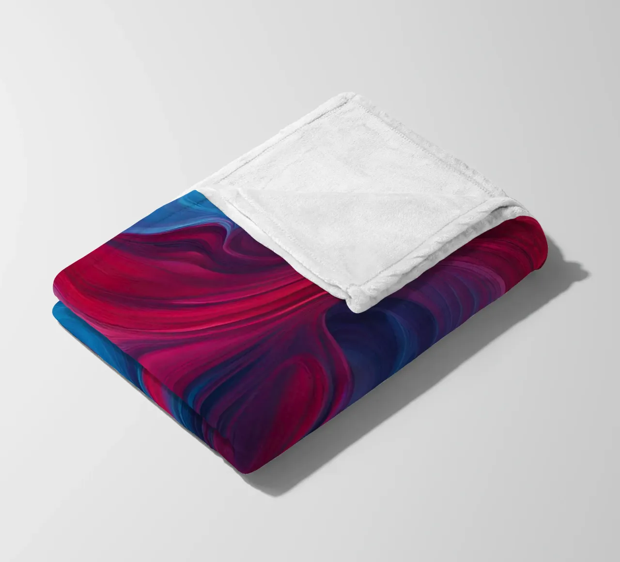 Beerenfarbene Struktur coperta in pile da designsbysophia