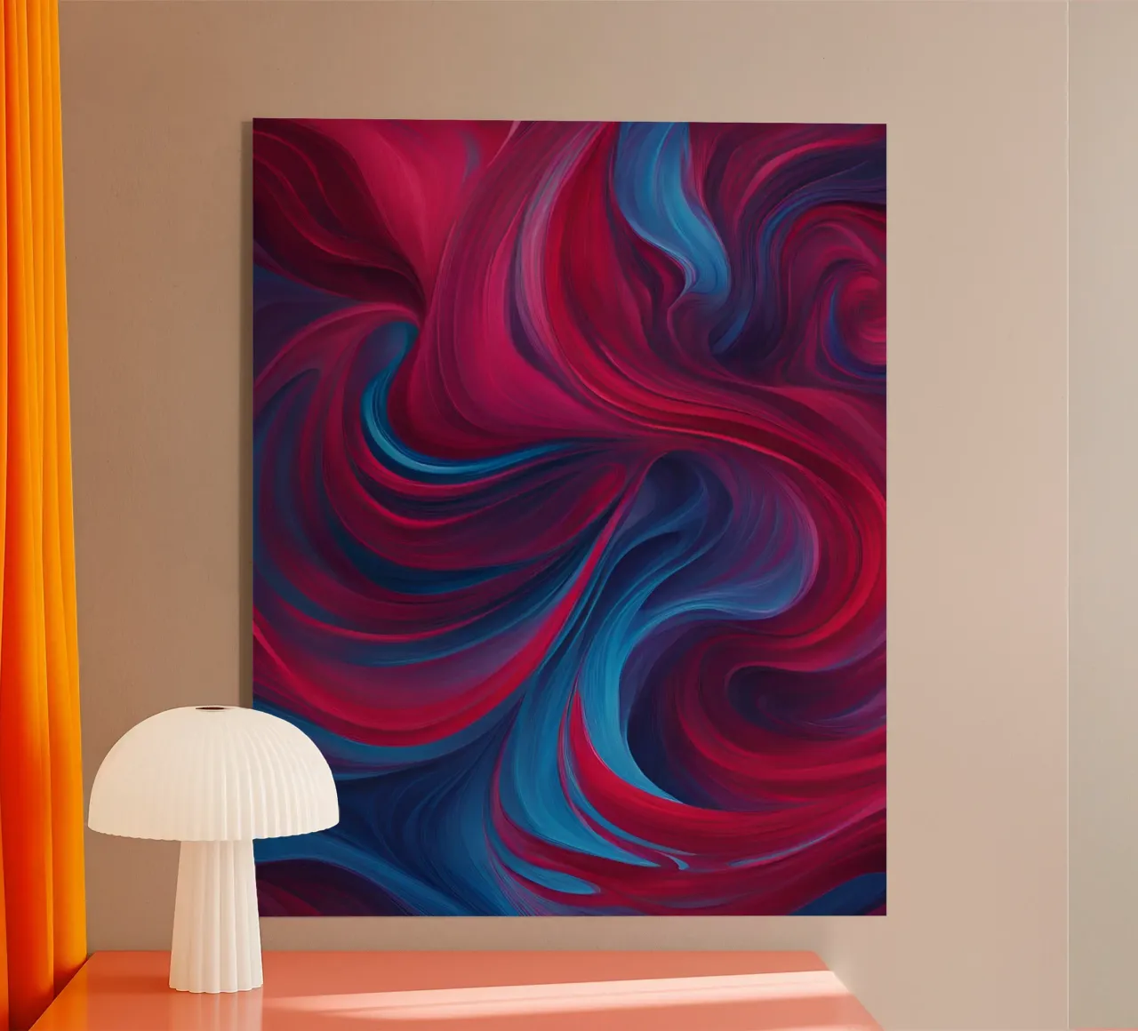 Beerenfarbene Struktur plexiglass da designsbysophia