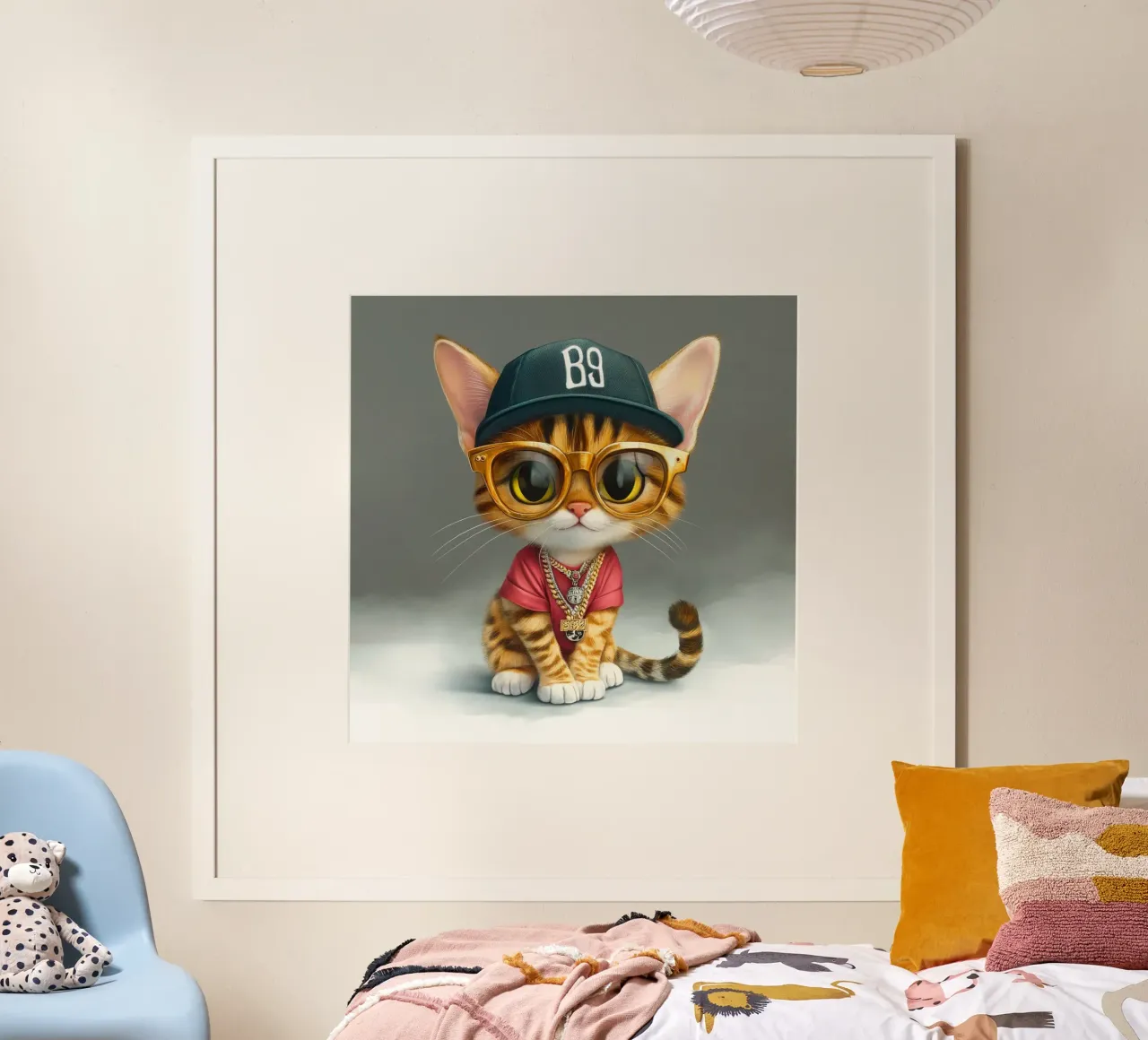 Rapper Cat poster by Motivate-Today