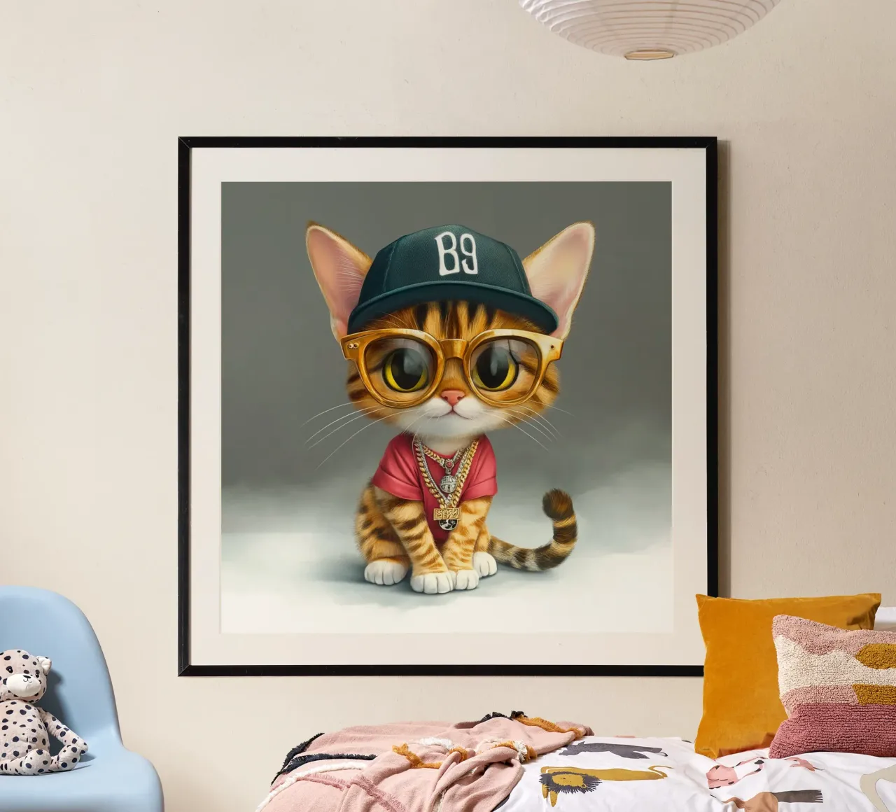 Rapper Cat poster by Motivate-Today