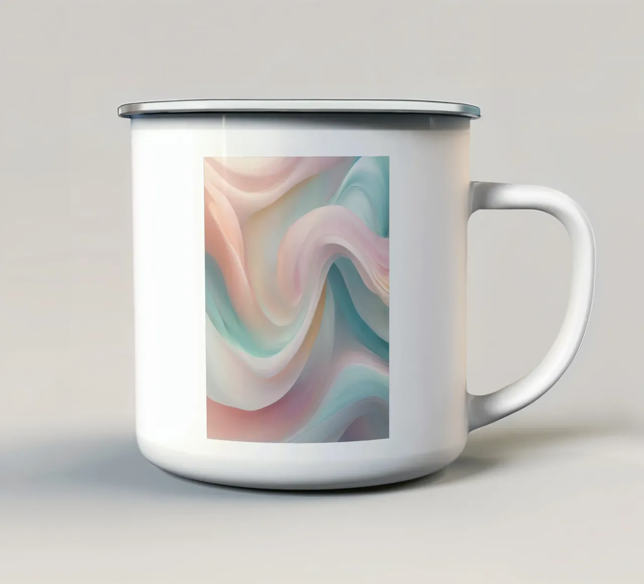 Helle, pastellfarbene Struktur tazza in smalto da designsbysophia