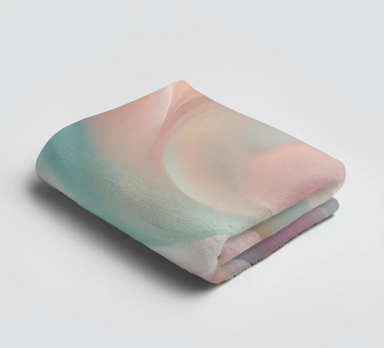 Helle, pastellfarbene Struktur serviette de bain de designsbysophia