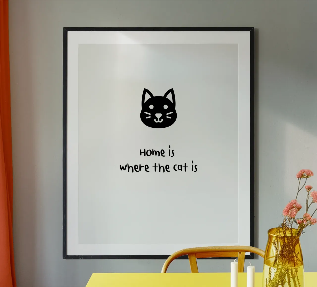 Home is where the cat is carta hahnemühle da designsbysophia