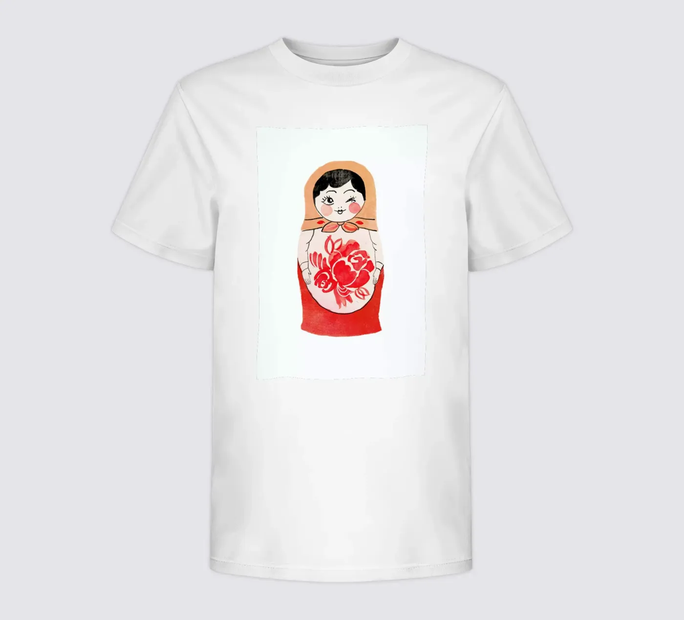 Matryoshka kinder t-shirt van Niina Pechkovskaya