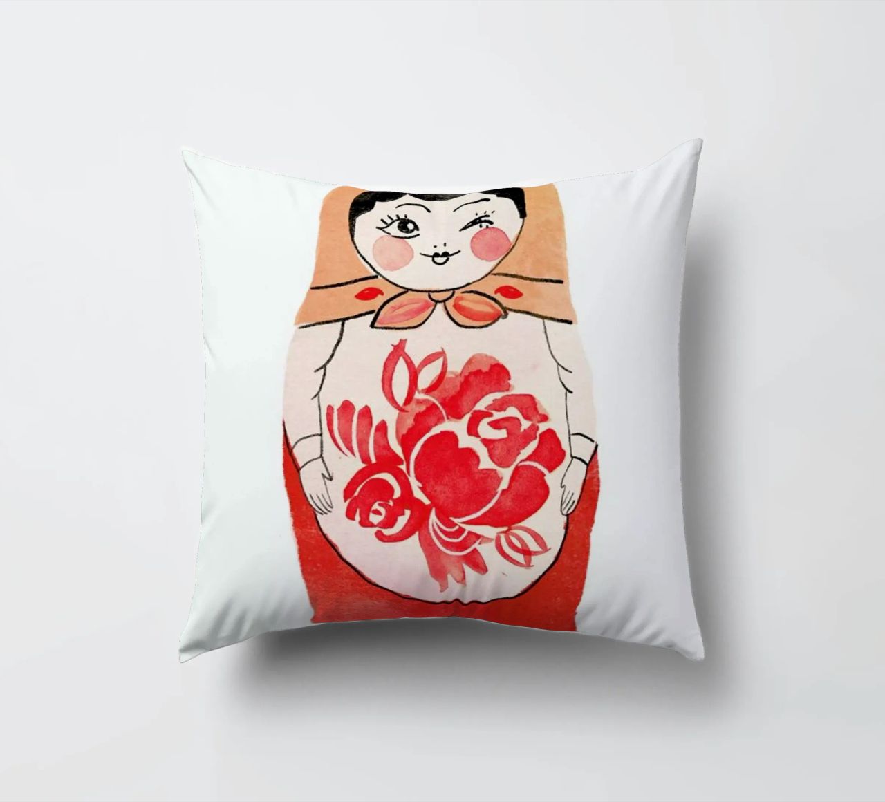 Matryoshka cuscino da Niina Pechkovskaya