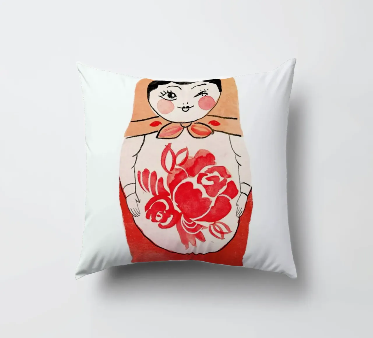 Matryoshka cuscino da Niina Pechkovskaya