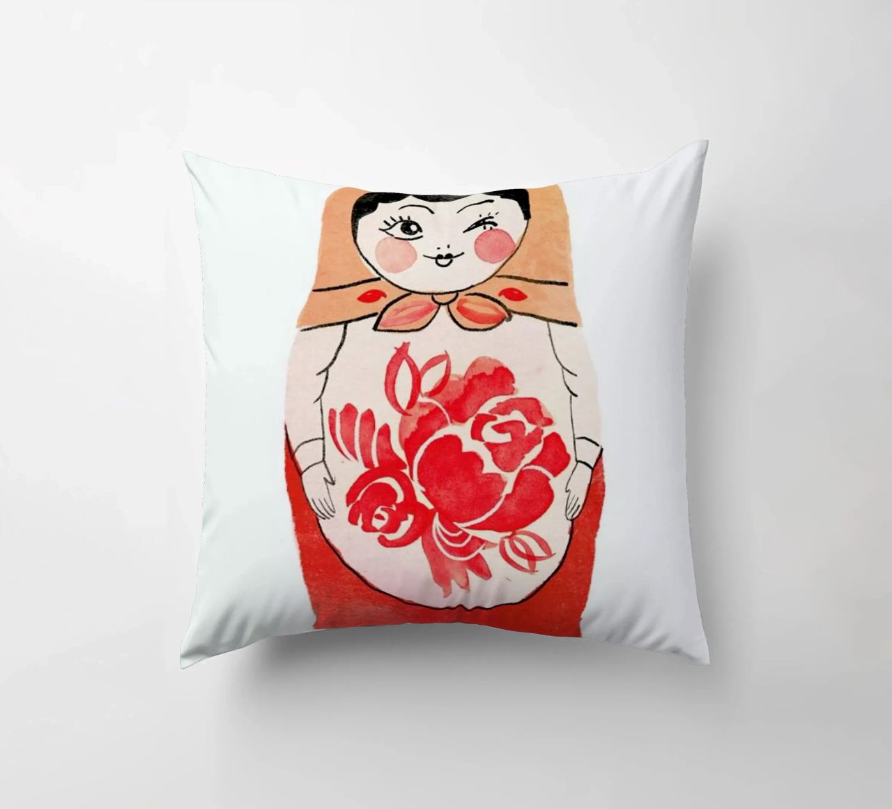 Matryoshka cuscino da Niina Pechkovskaya