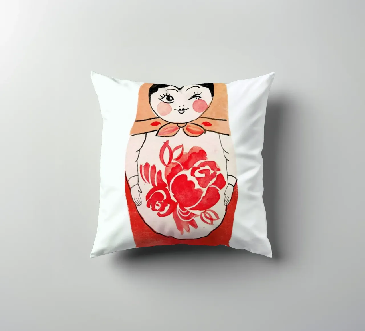 Matryoshka cuscino da Niina Pechkovskaya