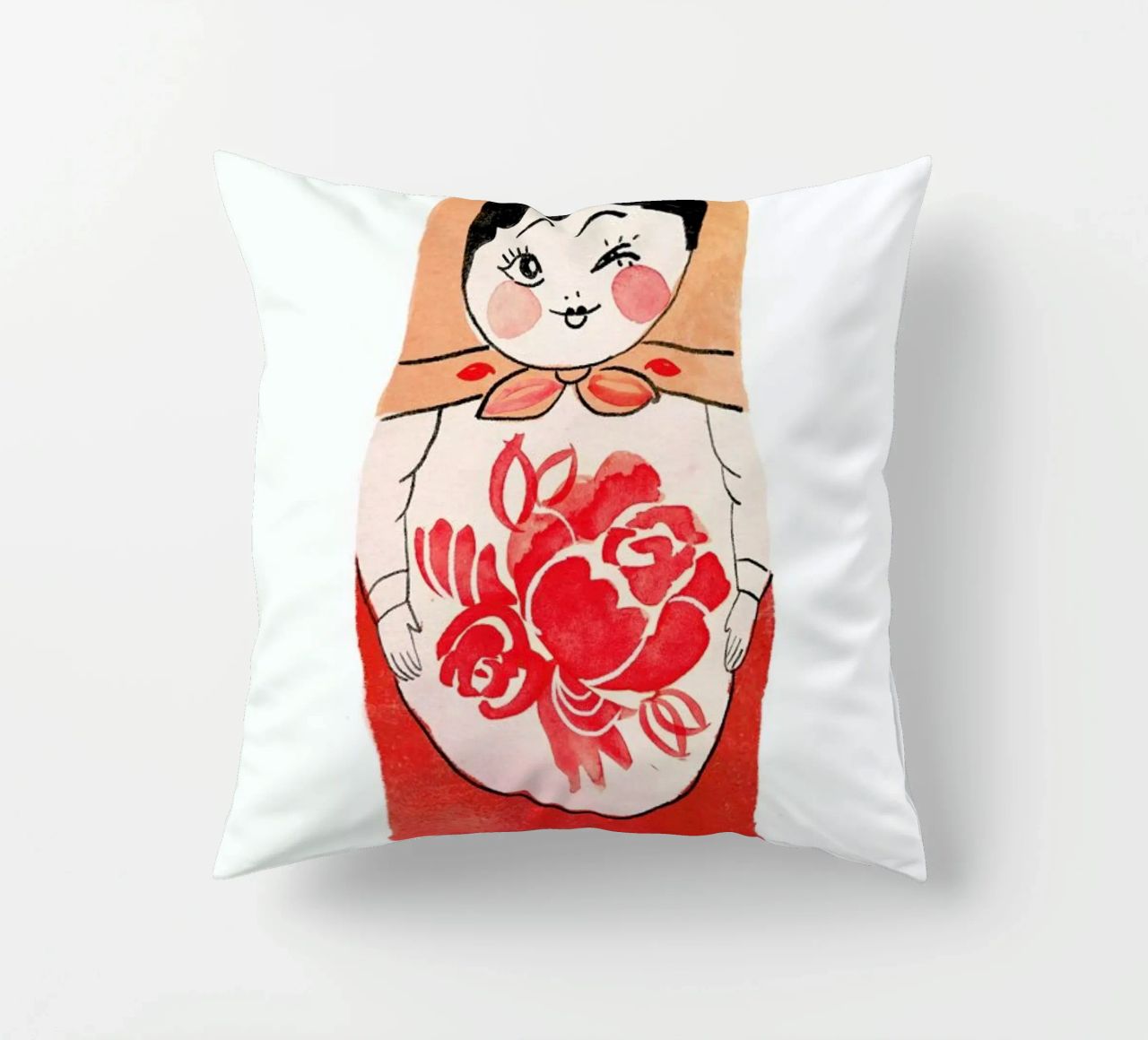 Matryoshka cuscino da Niina Pechkovskaya